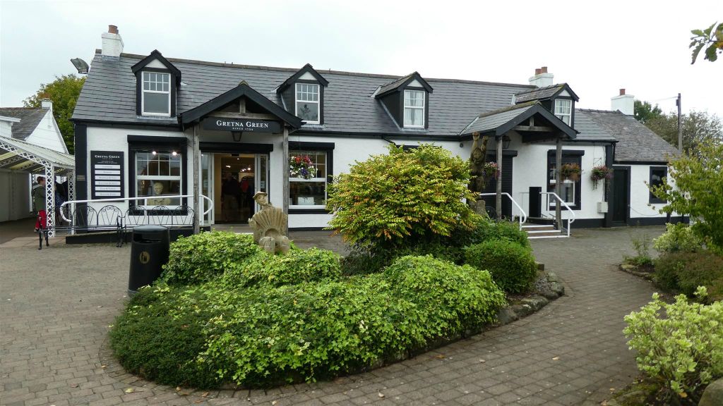 GRETNA GREEN - een winkel bij de Famous Blacksmiths Shop