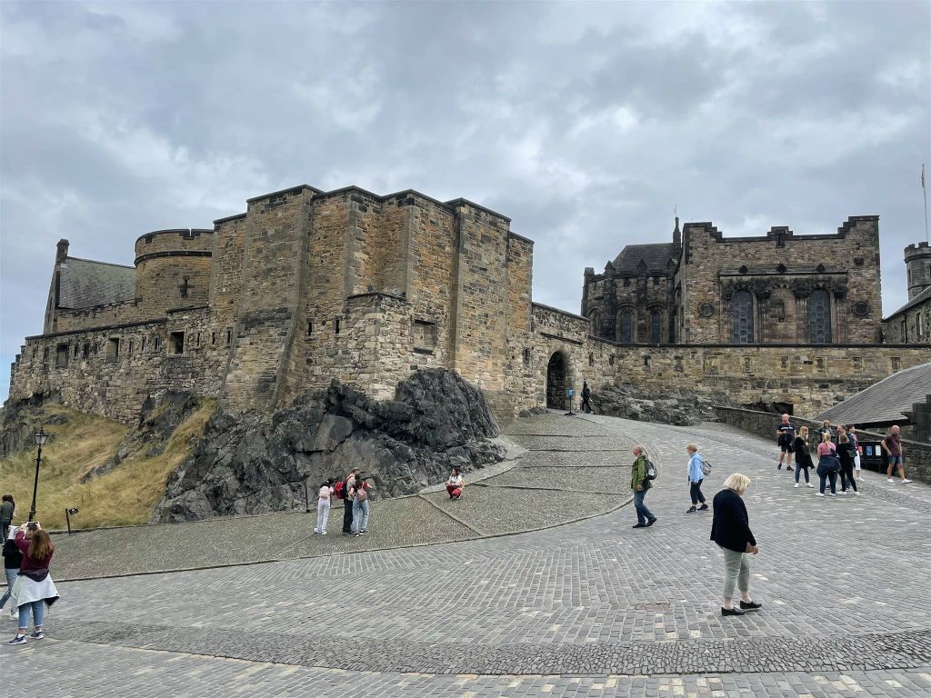 EDINBURGH - de Foog's poort bij het kasteel van Edinburgh