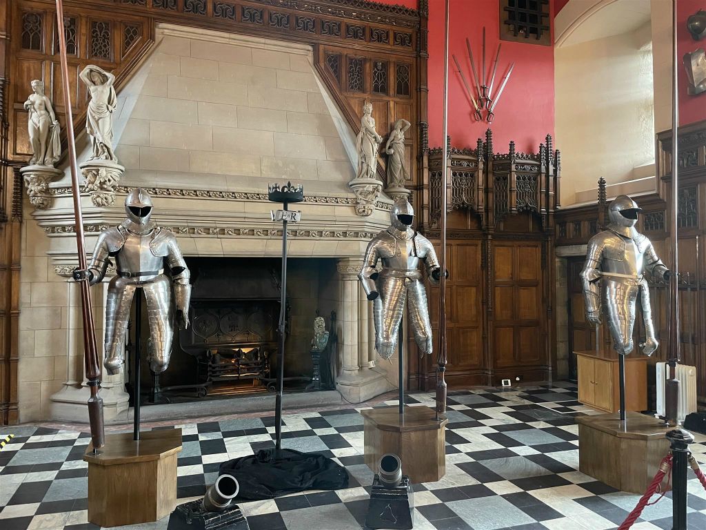 EDINBURGH - binnen in de Great Hall bij het kasteel van Edinburgh