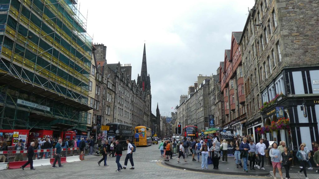 EDINBURGH - de Royal Mile straat