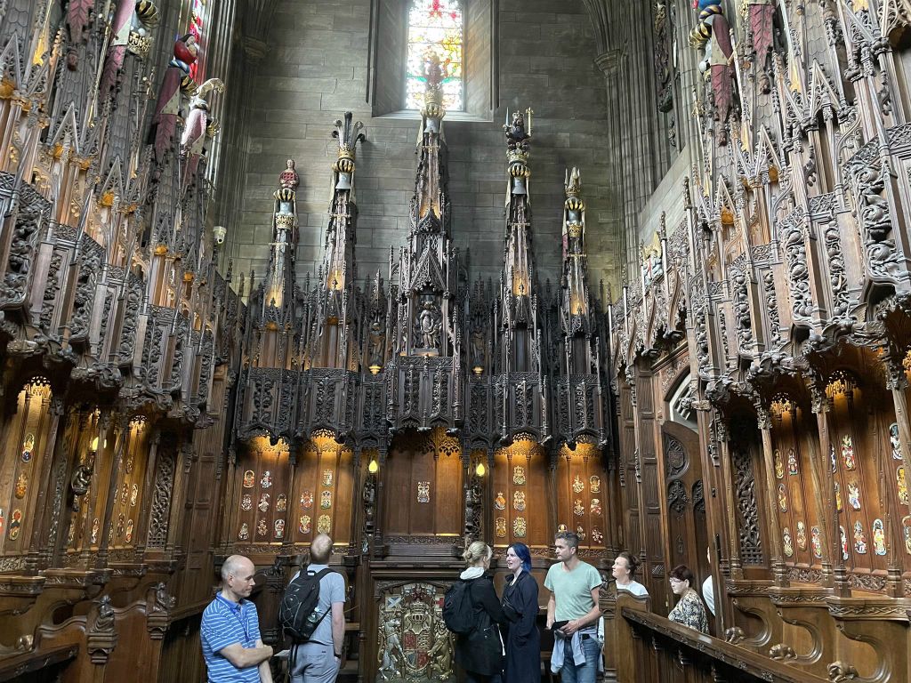 EDINBURGH - binnen in de kathedraal van St. Giles