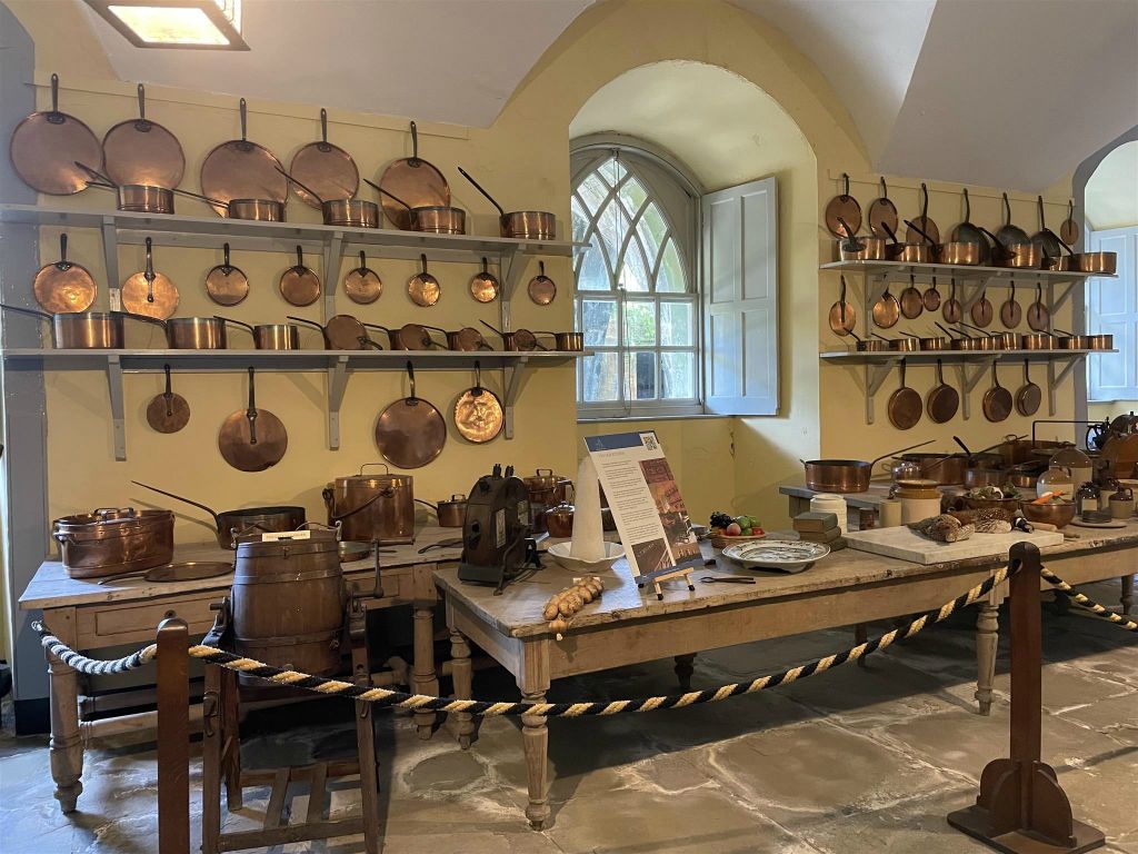 INVERARAY - de keuken van het Inveraray kasteel