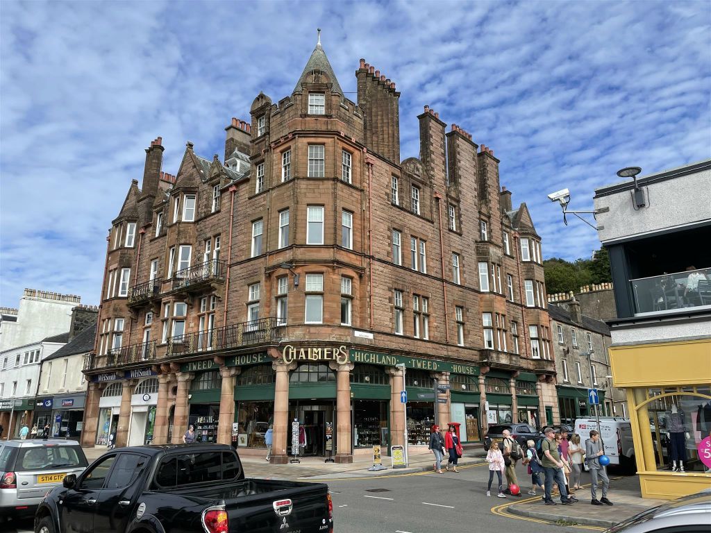 OBAN - het gebouw Chalmers Highland Tweed House