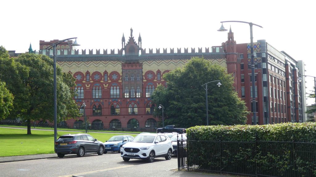 GLASGOW - het templeton on the green gebouw