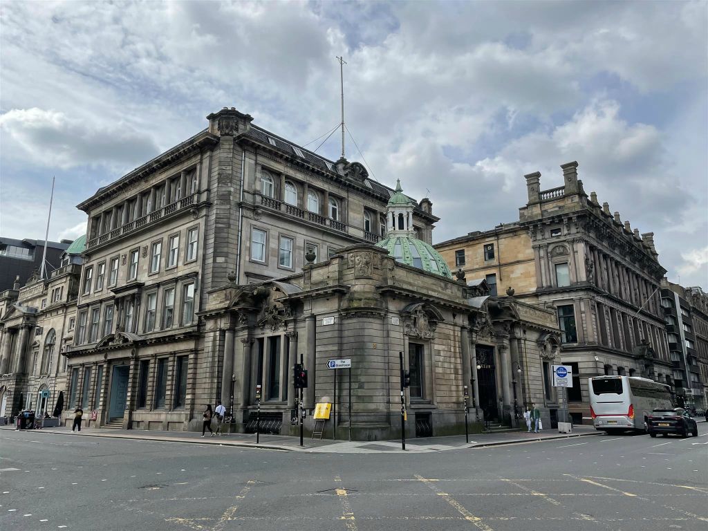 GLASGOW - het voormalige hoofdkantoor van Glasgow Savings bank