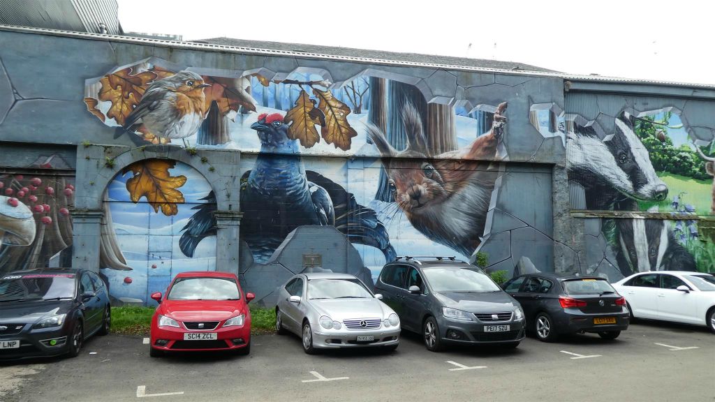 GLASGOW - een muurschildering