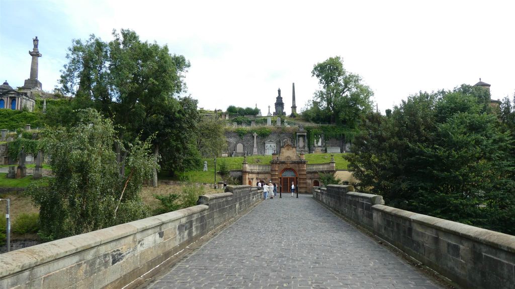 GLASGOW - de Glasgow Necropolis begraafplaats