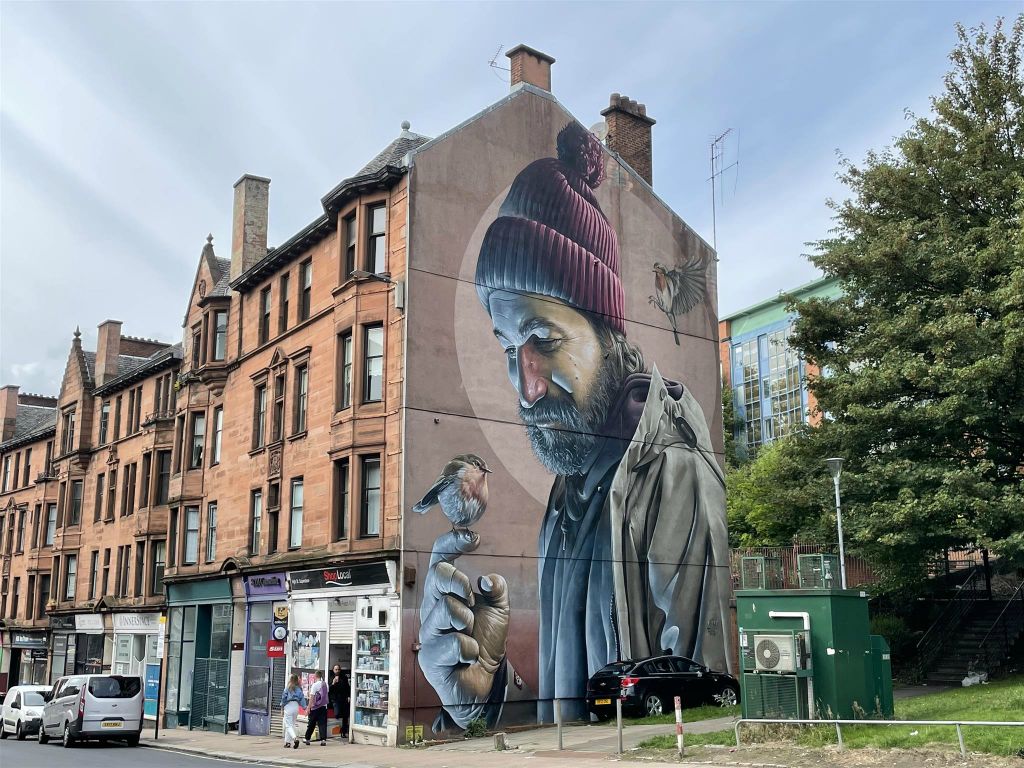 GLASGOW - een muurschildering