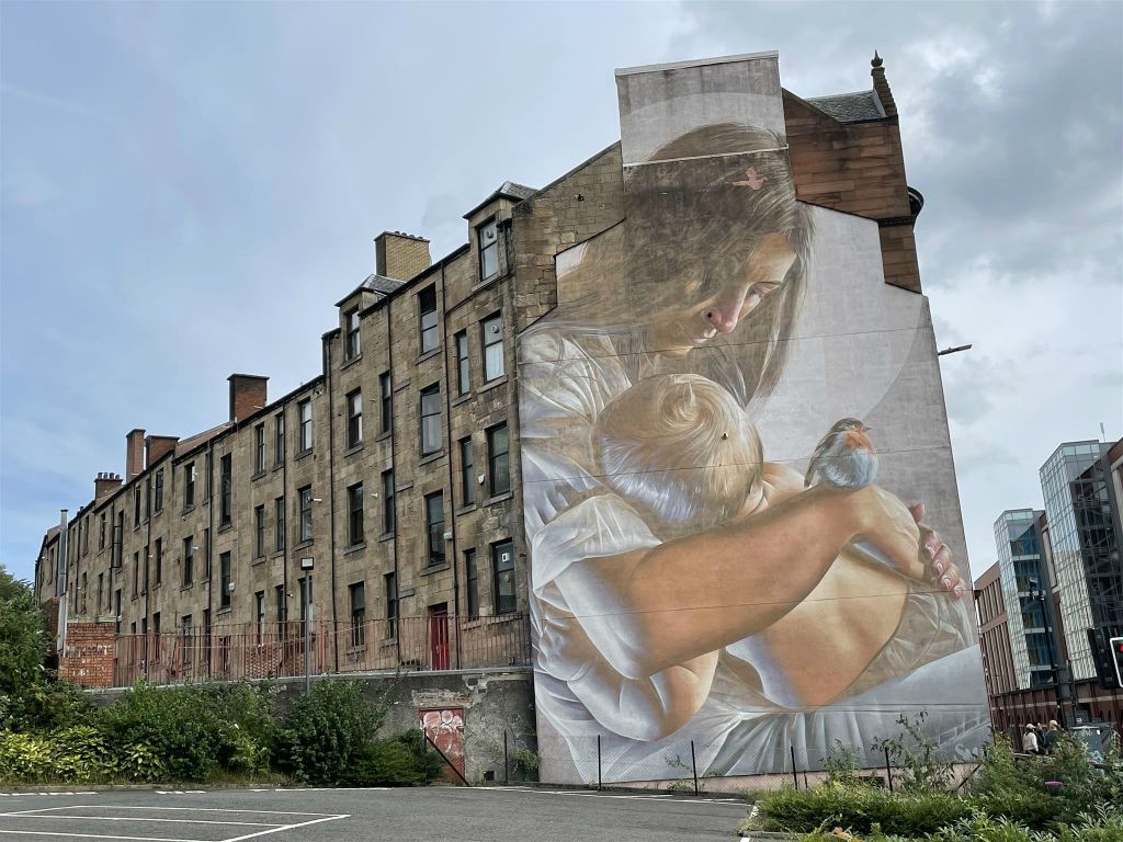 GLASGOW - een muurschildering