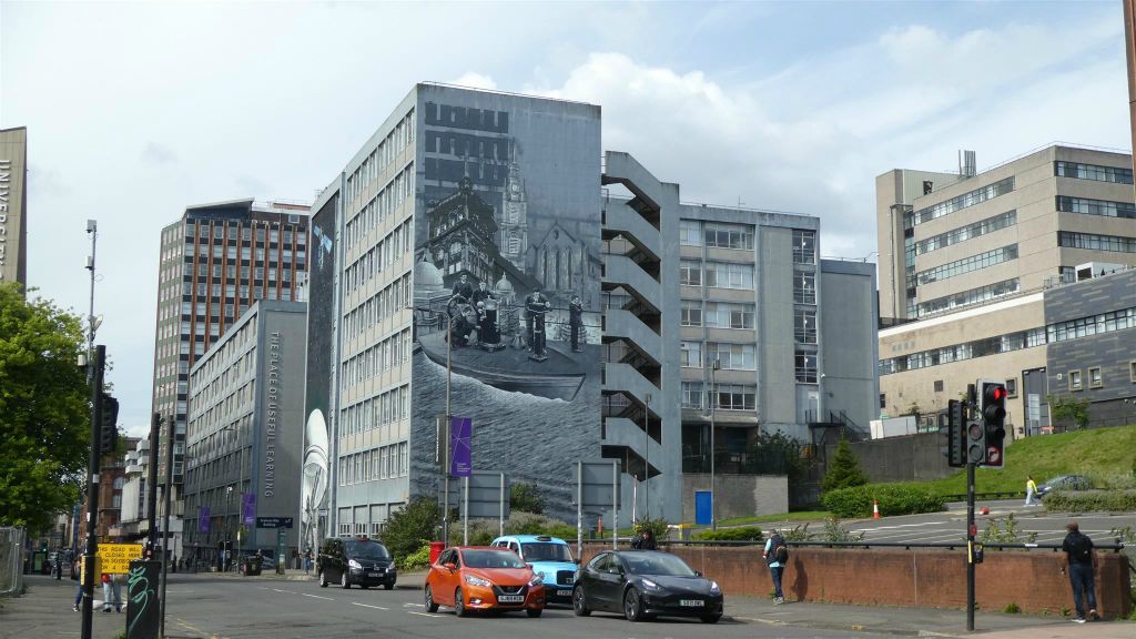 GLASGOW - een muurschildering