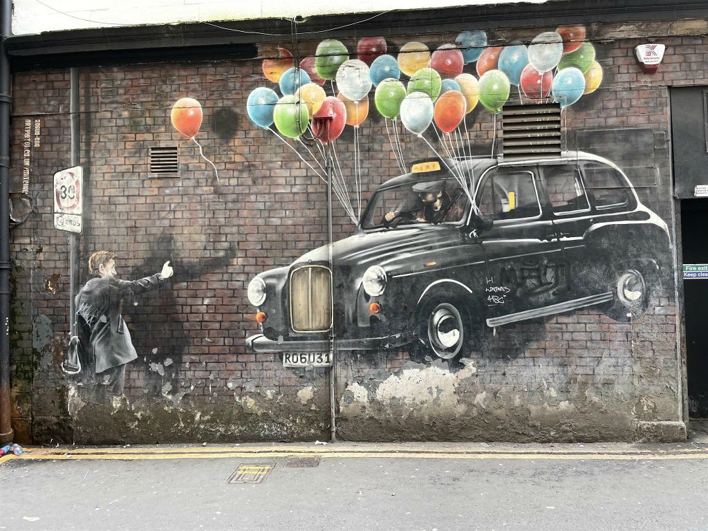 GLASGOW - een muurschildering