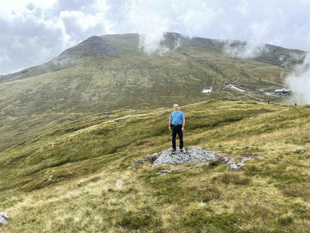 FORT WILLIAM - Carlos voor de Ben Nevis berg