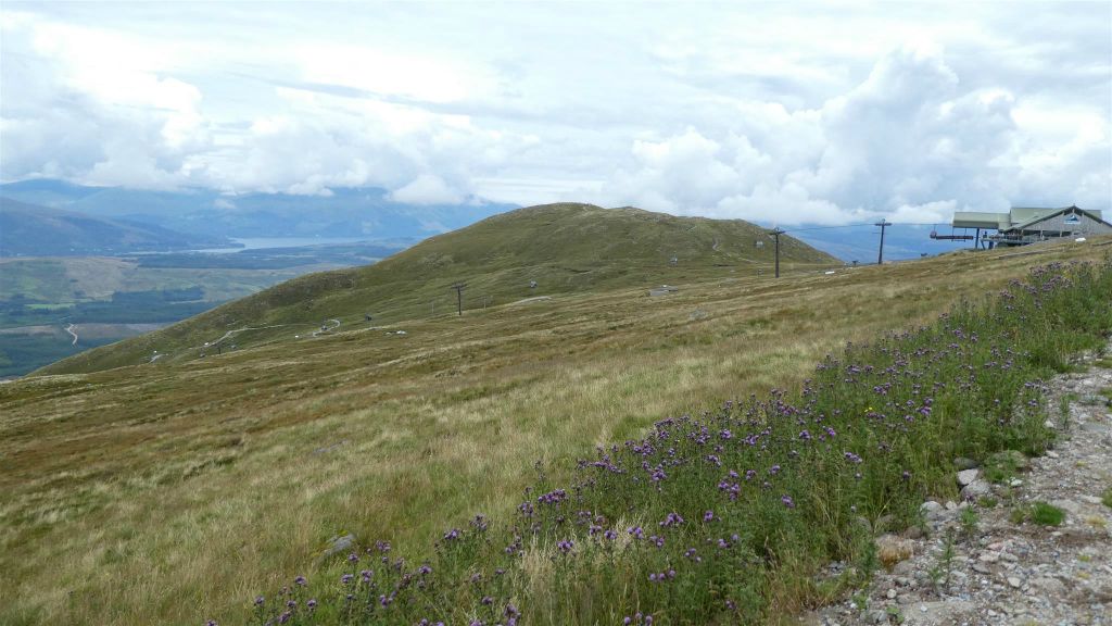 FORT WILLIAM - het uitzicht bij Nevis Range Mountain Gondola