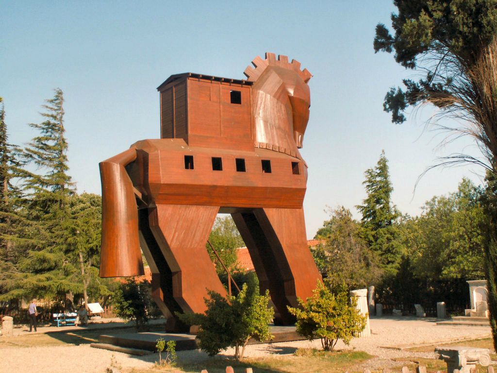 ÇANAKKALE -> BERGAMA - het paard van Troje