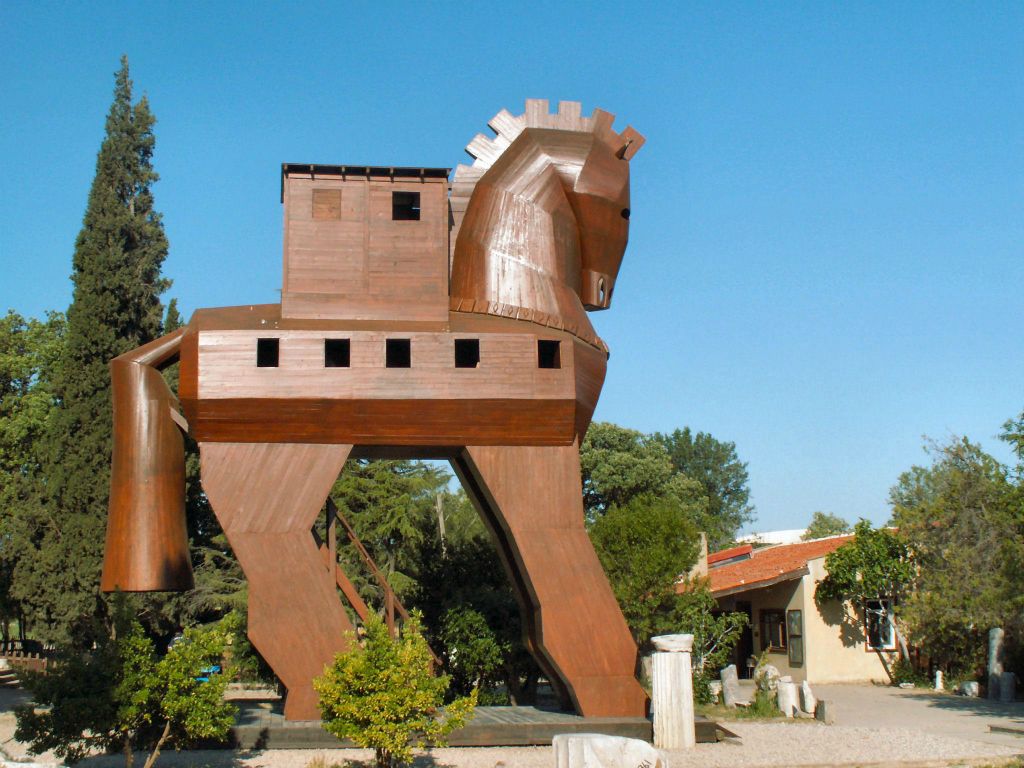 ÇANAKKALE -> BERGAMA - het paard van Troje