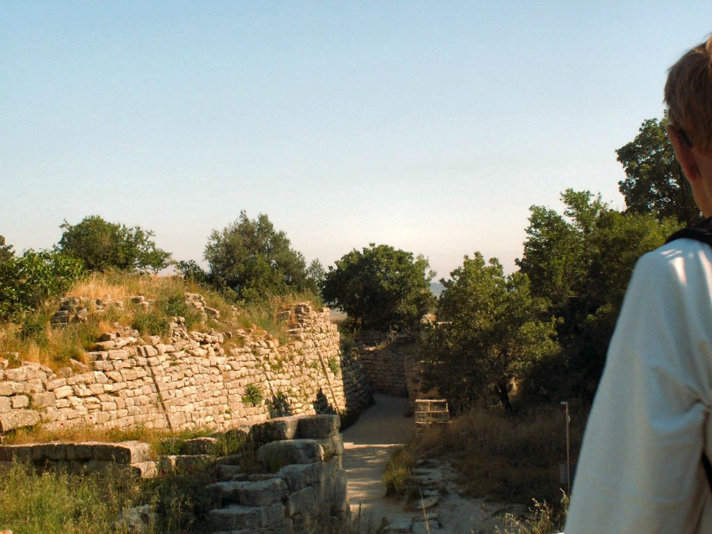 ÇANAKKALE -> BERGAMA - oude muren van de stad van Troje