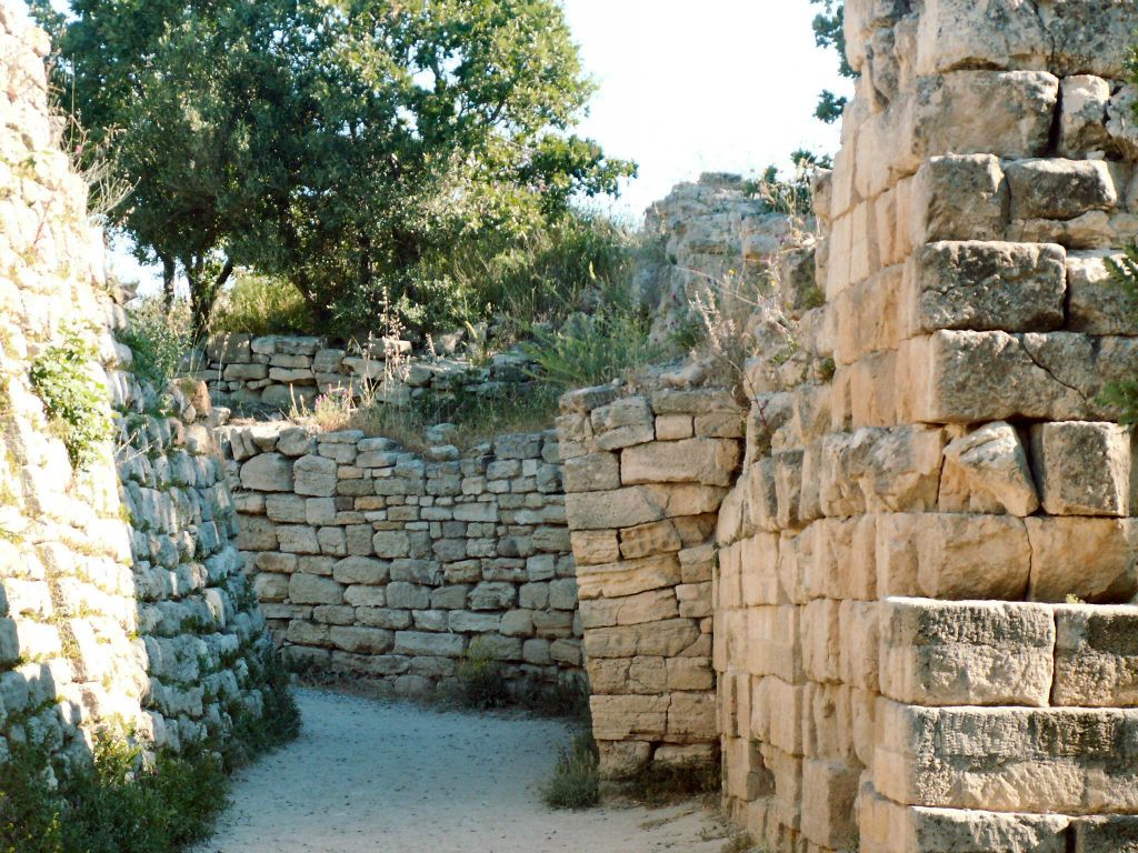 ÇANAKKALE -> BERGAMA - oude muren van de stad van Troje