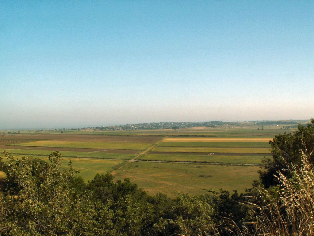 ÇANAKKALE -> BERGAMA - het uitzicht vanuit oude stad van Troje