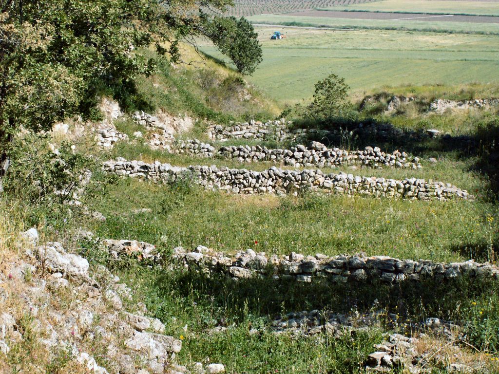 ÇANAKKALE -> BERGAMA - oude muren van de stad van Troje