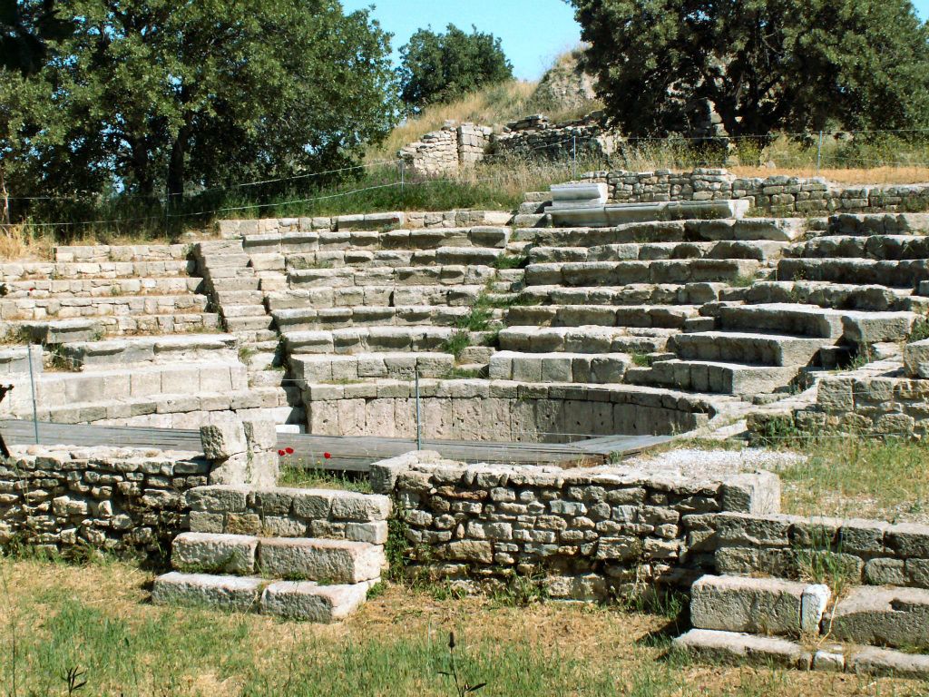 ÇANAKKALE -> BERGAMA - een theater van de oude stad van Troje