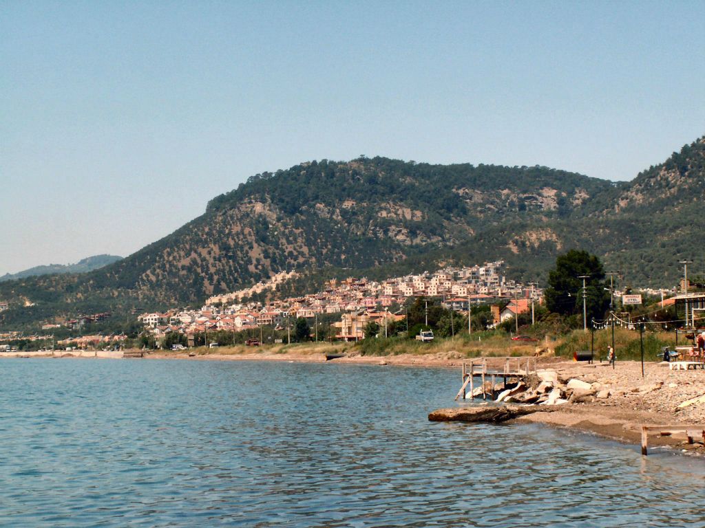 ÇANAKKALE -> BERGAMA - het uitzicht tijdens een lunchstop