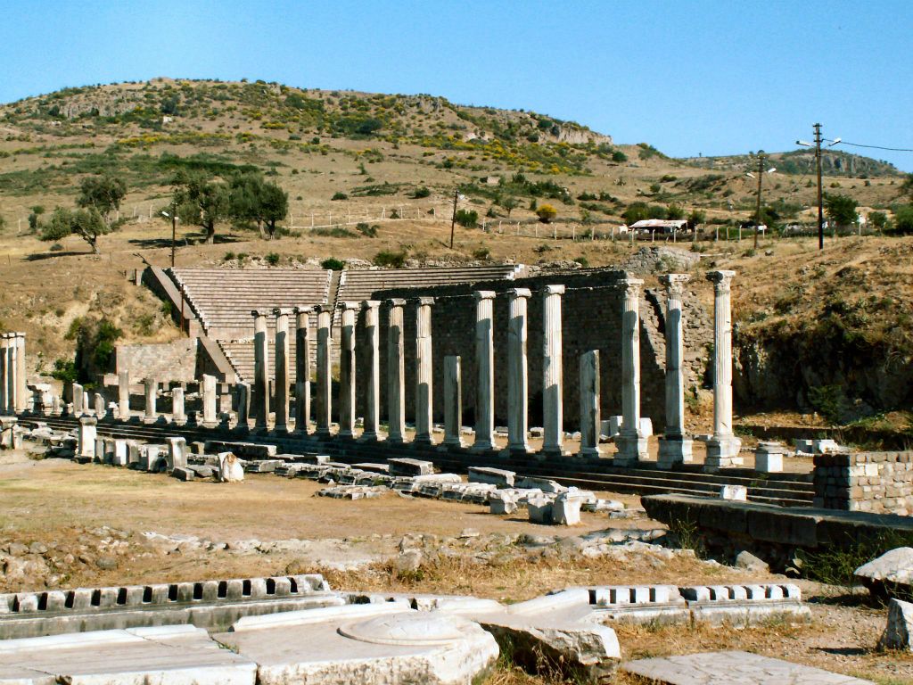 BERGAMA - het Asklepion tempelcomplex