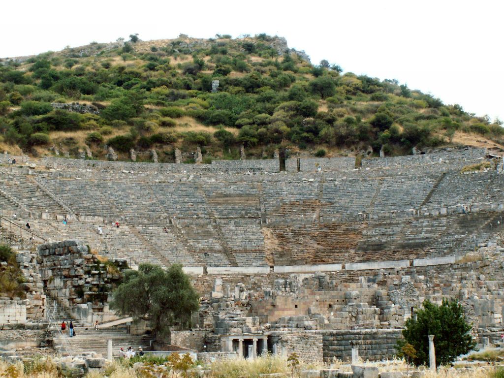 SELÇUK - het theater bij de ruïnes van Efese