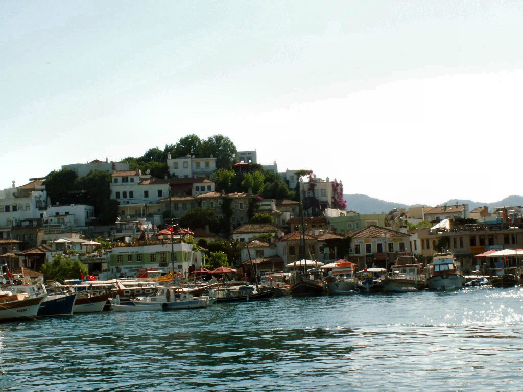 MARMARIS -> DALYAN - het uitzicht vanaf de boot waarmee we varen