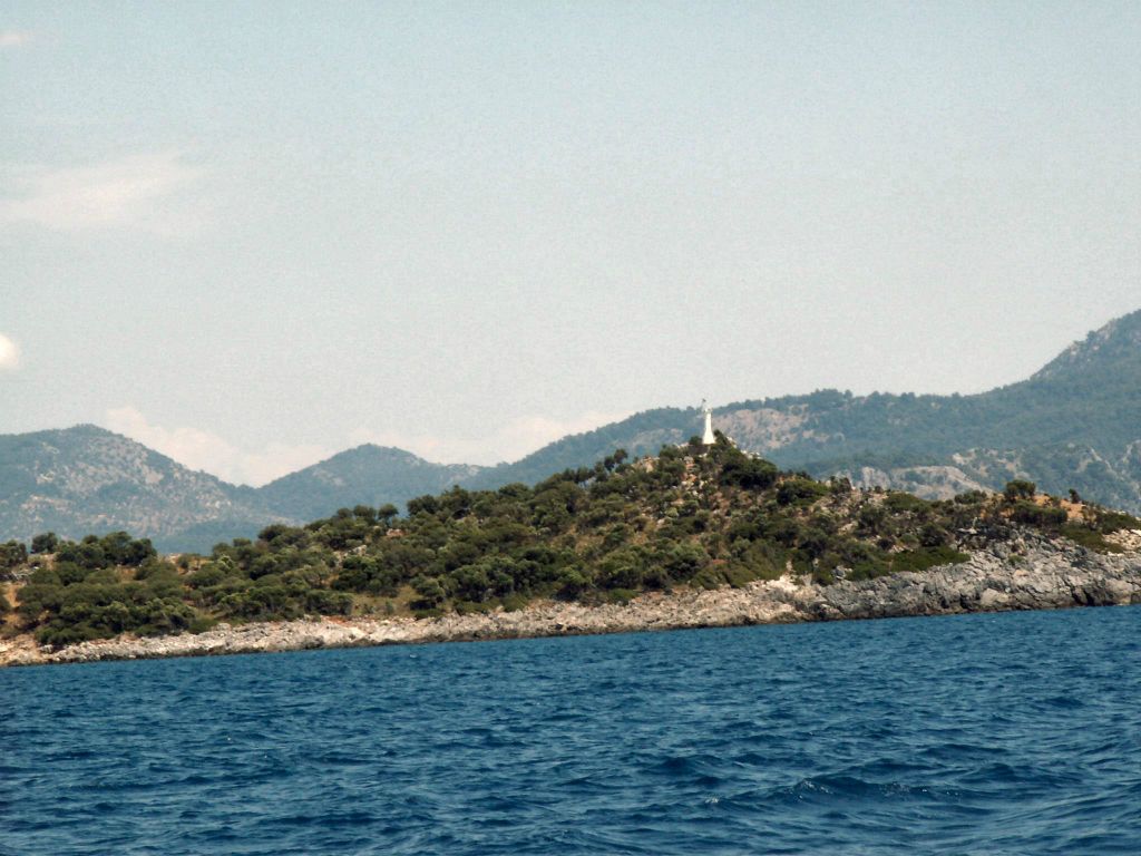 MARMARIS -> DALYAN - het uitzicht vanaf de boot waarmee we varen