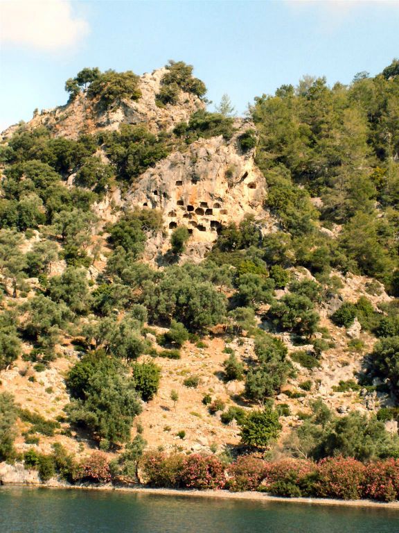 DALYAN -> FETHIYE - enkele rotsgraven