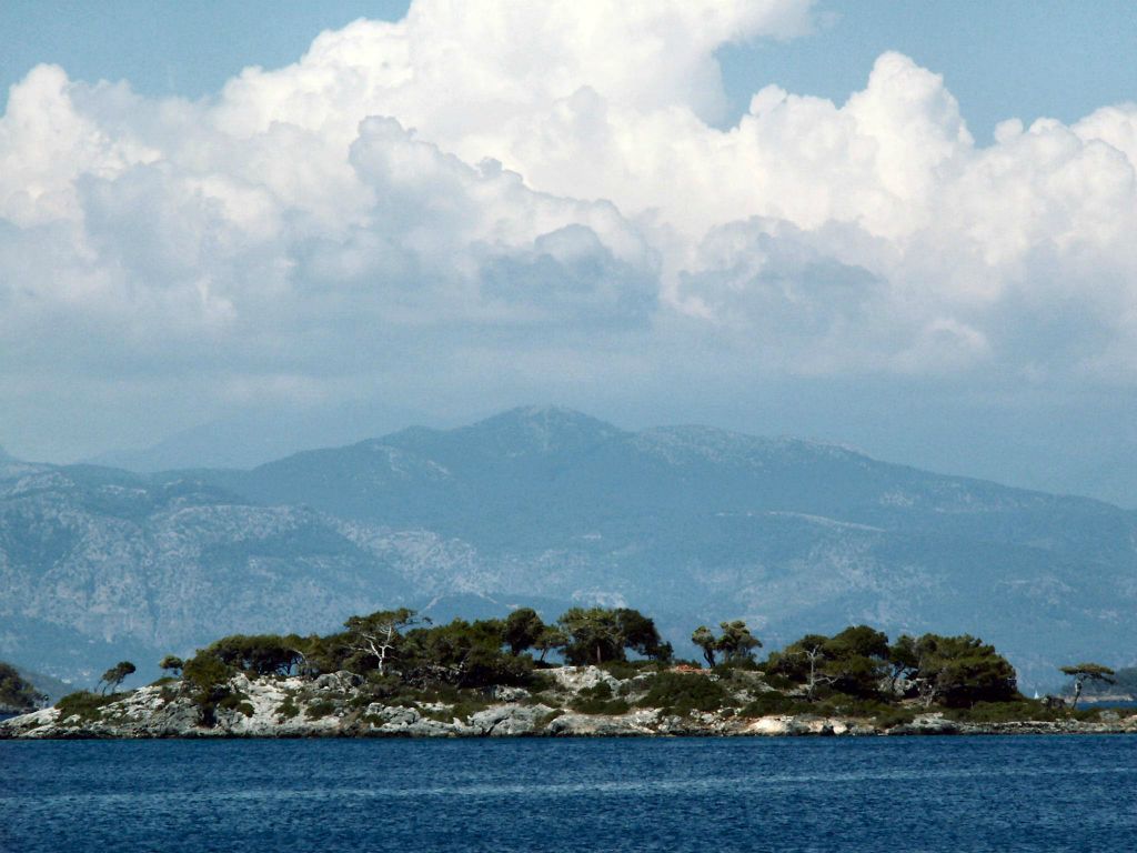 DALYAN -> FETHIYE - het uitzicht onderweg tijdens de boottocht