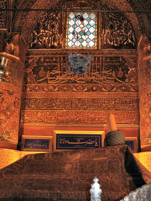 KONYA - de Mevlâna's tombe in het Mevlâna museum