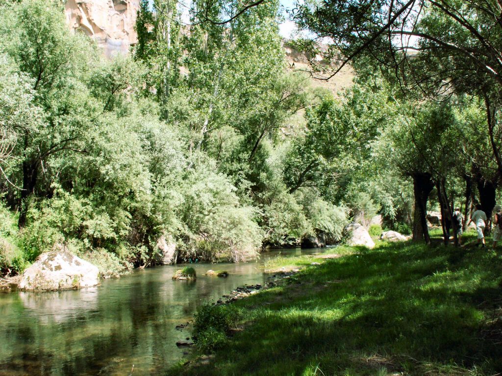 IHLARA - de rivier Melendiz in de Ihlara-vallei
