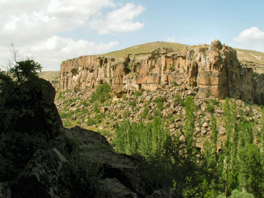 IHLARA - het landschap in de Ihlara-vallei