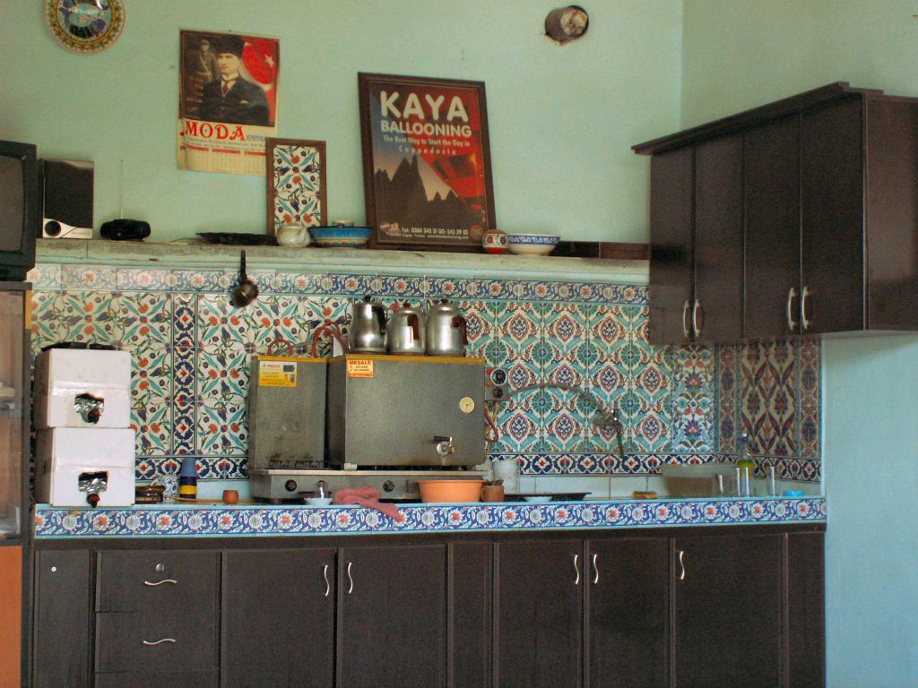 AVANOS - de keuken bij een pottenbakkerij