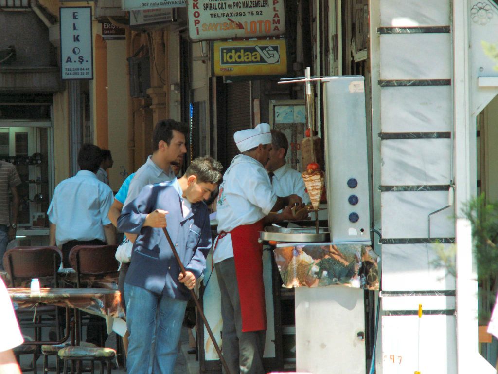INSTANBUL - een eetkraam