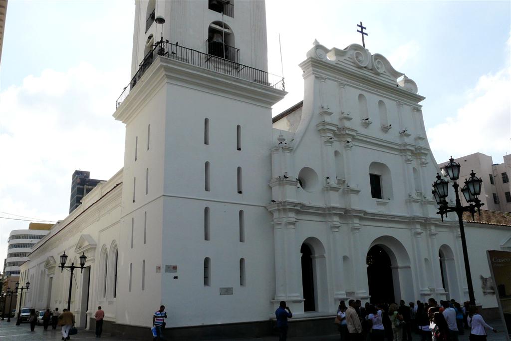 CARACAS - de Kathedraal van Caracas bij Plaza Bolívar
