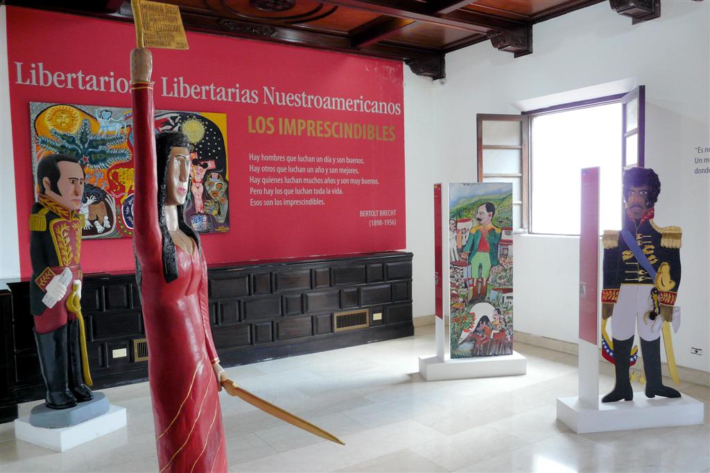 CARACAS - moderne beelden in het Bolivariaanse museum