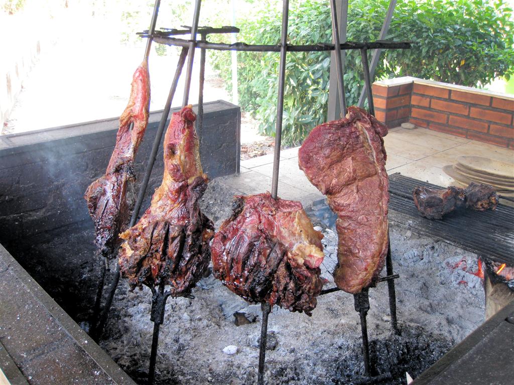 MÉRIDA -> PUERTO NUTRIAS - klaarmaken van onze lunch