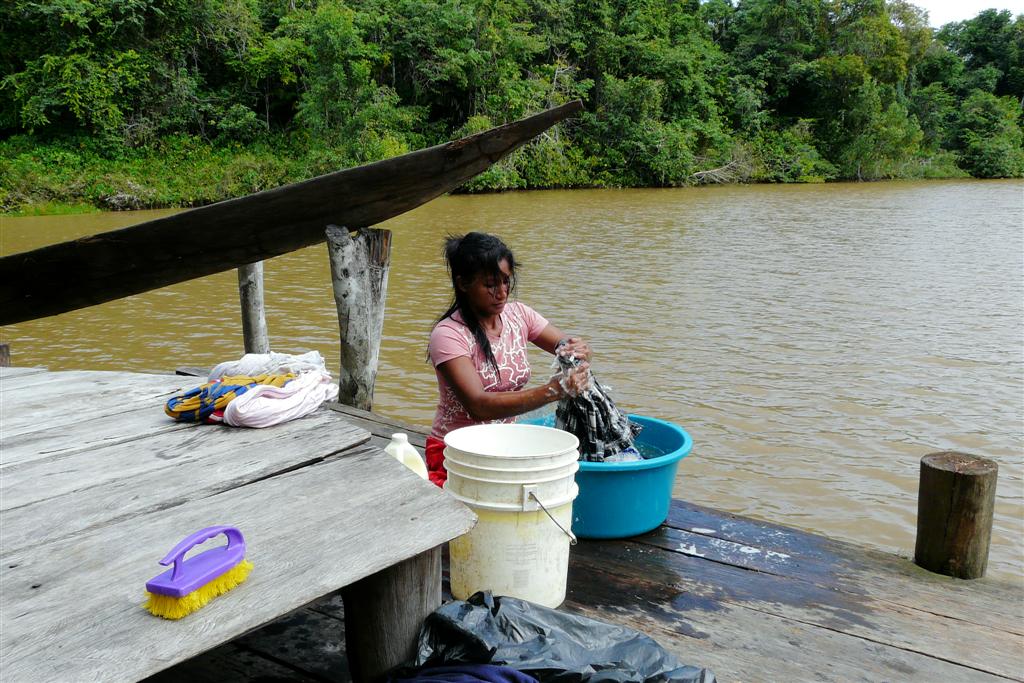 ORINOCO DELTA - kleding wassen bij onze eco lodge