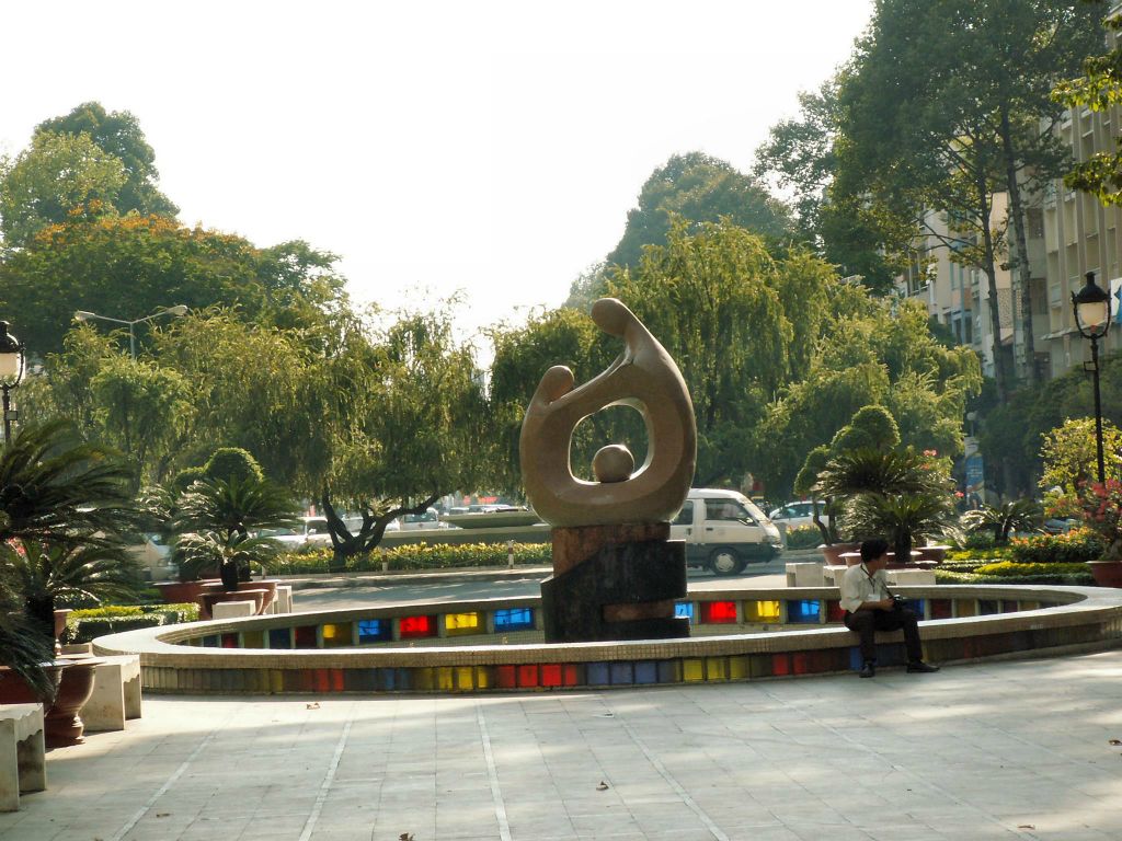 SAIGON - een fontein