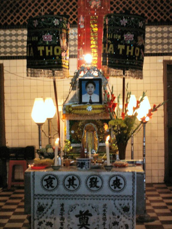 SAIGON - een tempel bij funeral house