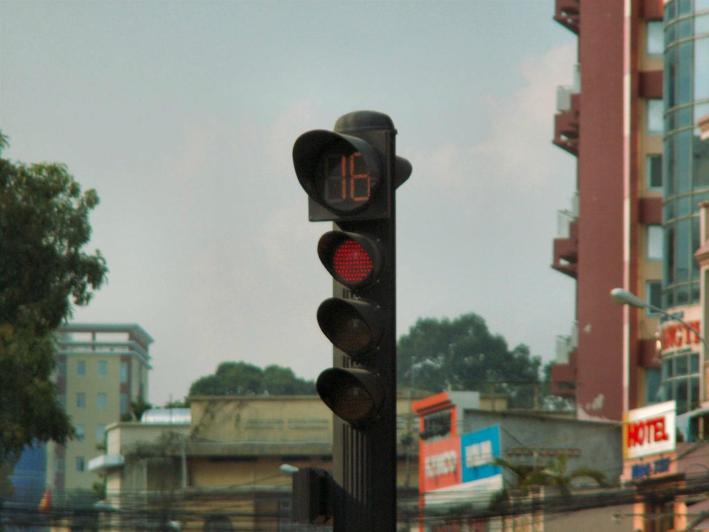 SAIGON - een stoplicht