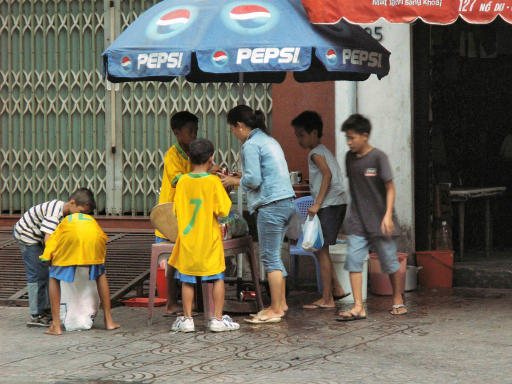 SAIGON - een drankkraam