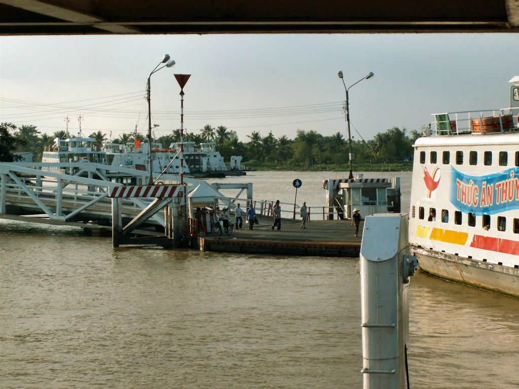 SAIGON -> CAN THO - de haven voor de veerboot