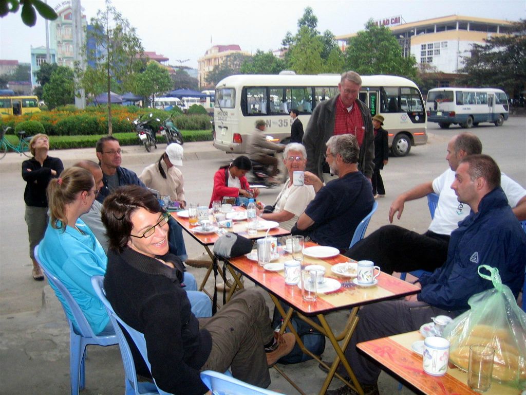 LAO CAI - Carlos en groepsgenoten hadden hier ontbeten