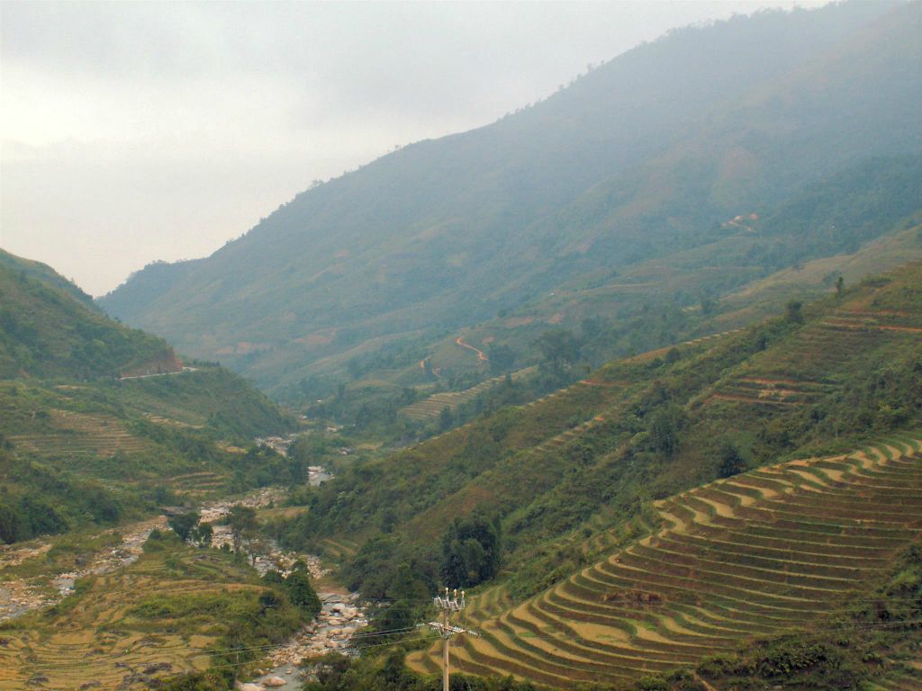 LAO CAI -> SAPA - het landschap onderweg
