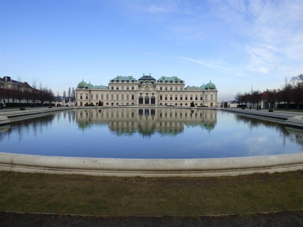 WENEN - het Slot Obere Belvedere uit 1722