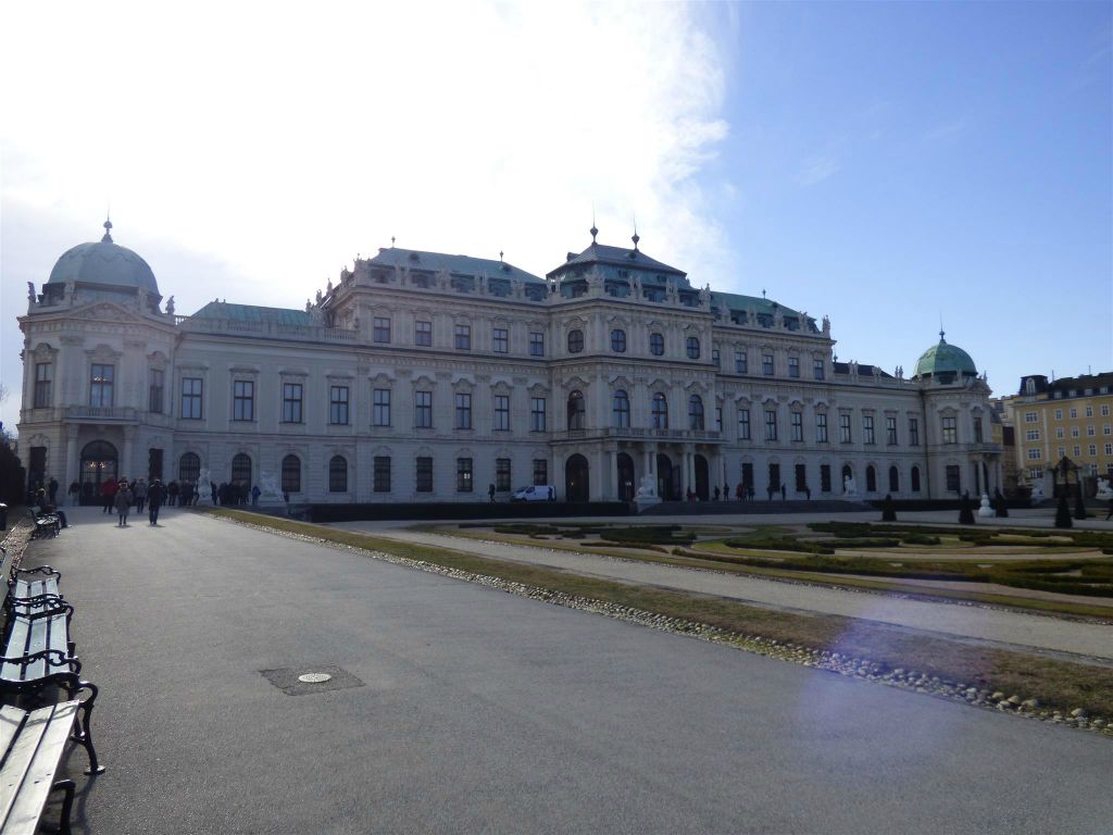 WENEN - het Slot Obere Belvedere uit 1722