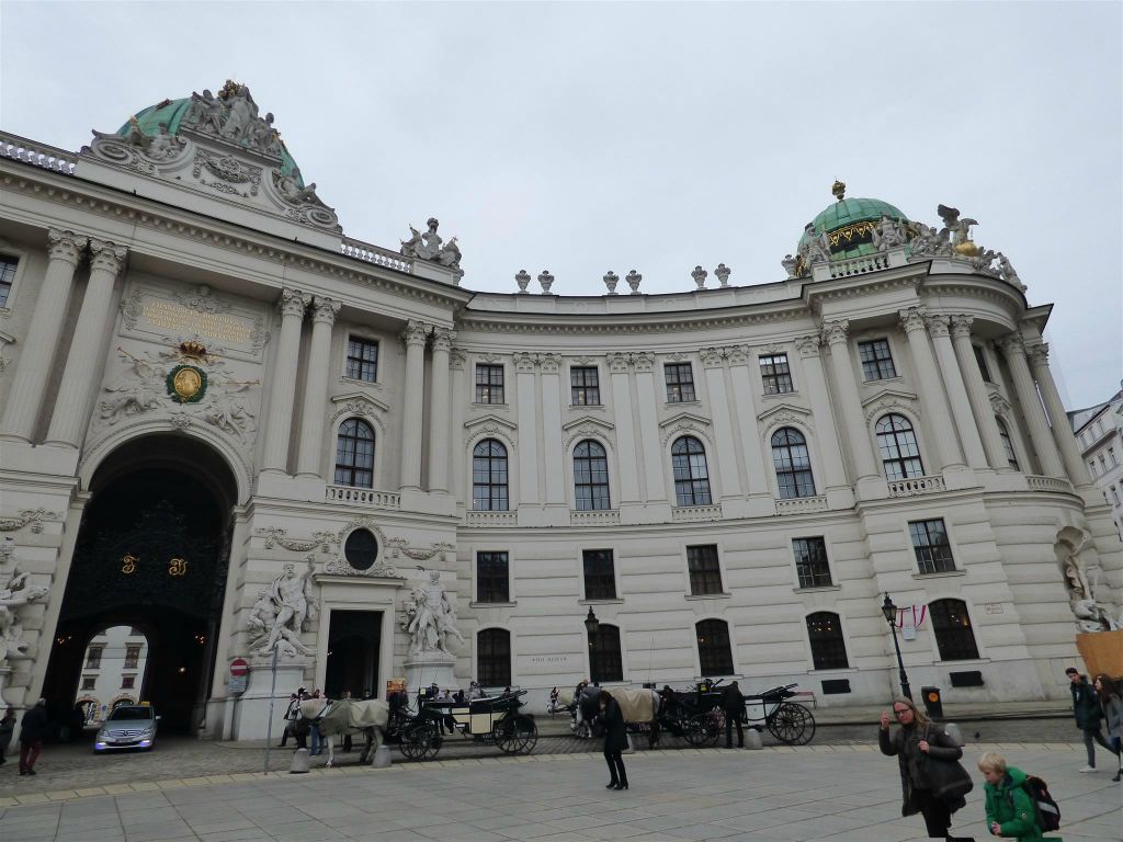 WENEN - het Sissi museum en keizerlijke appartementen aan de Michaelerplatz